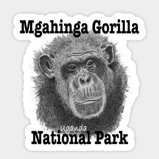 Mgahinga Gorilla National Park, Uganda Sticker